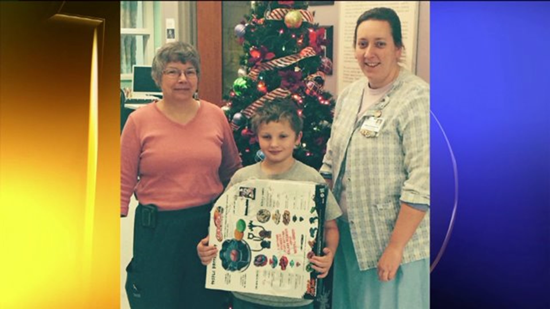 8 Year Old Donates Christmas Gifts to Hospital