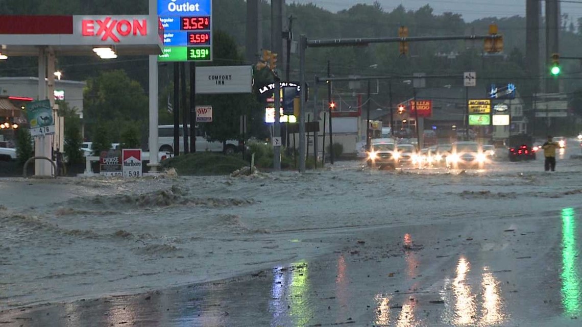 Thunderstorms Lead to Flash Flooding