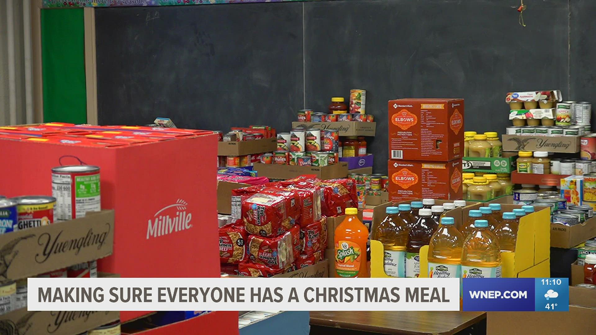 Volunteers in part of Schuylkill County are working to make sure everyone in their community gets to enjoy a Christmas meal.