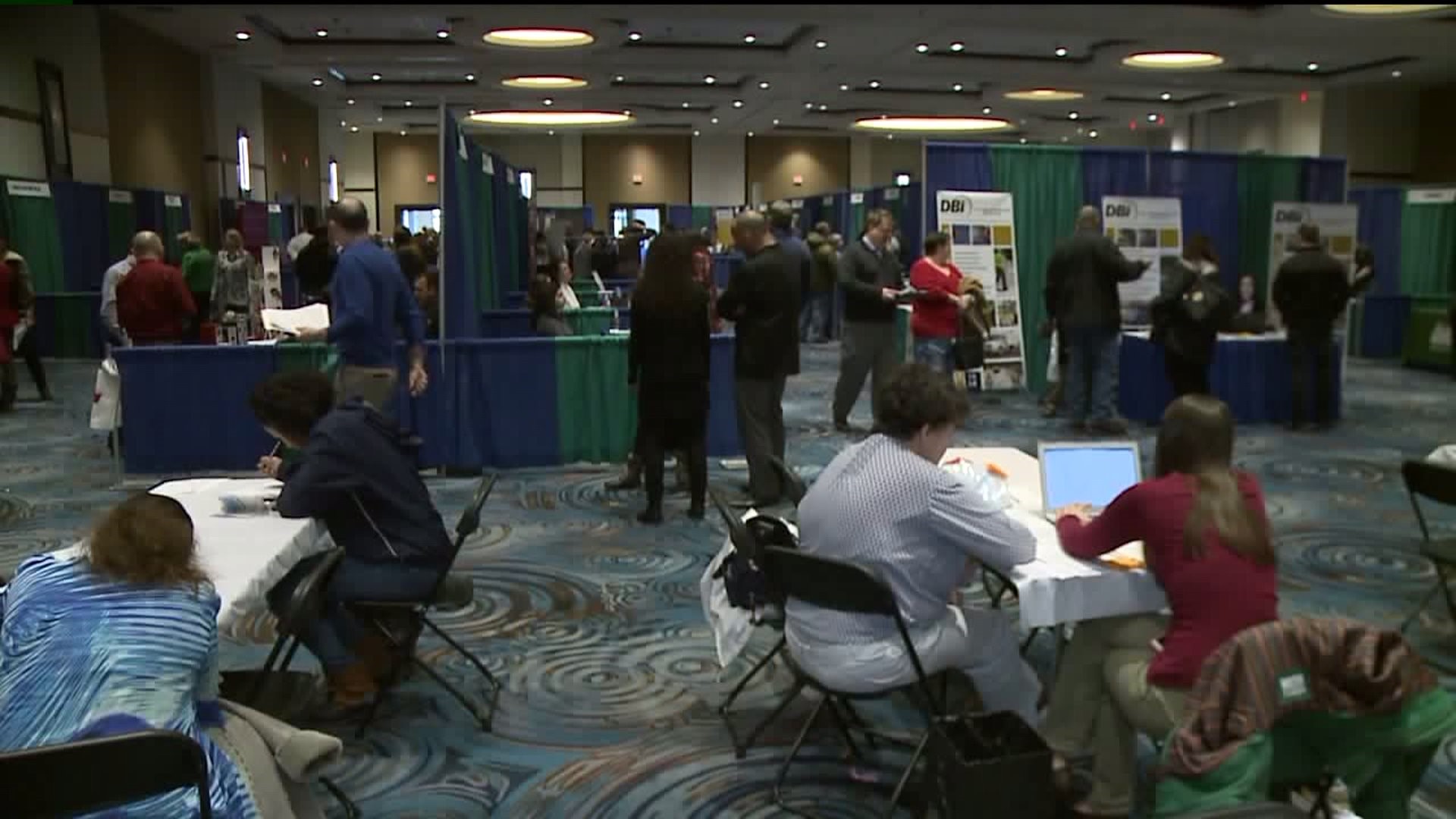 People Get a Chance to Show Their Skills at Job Fair