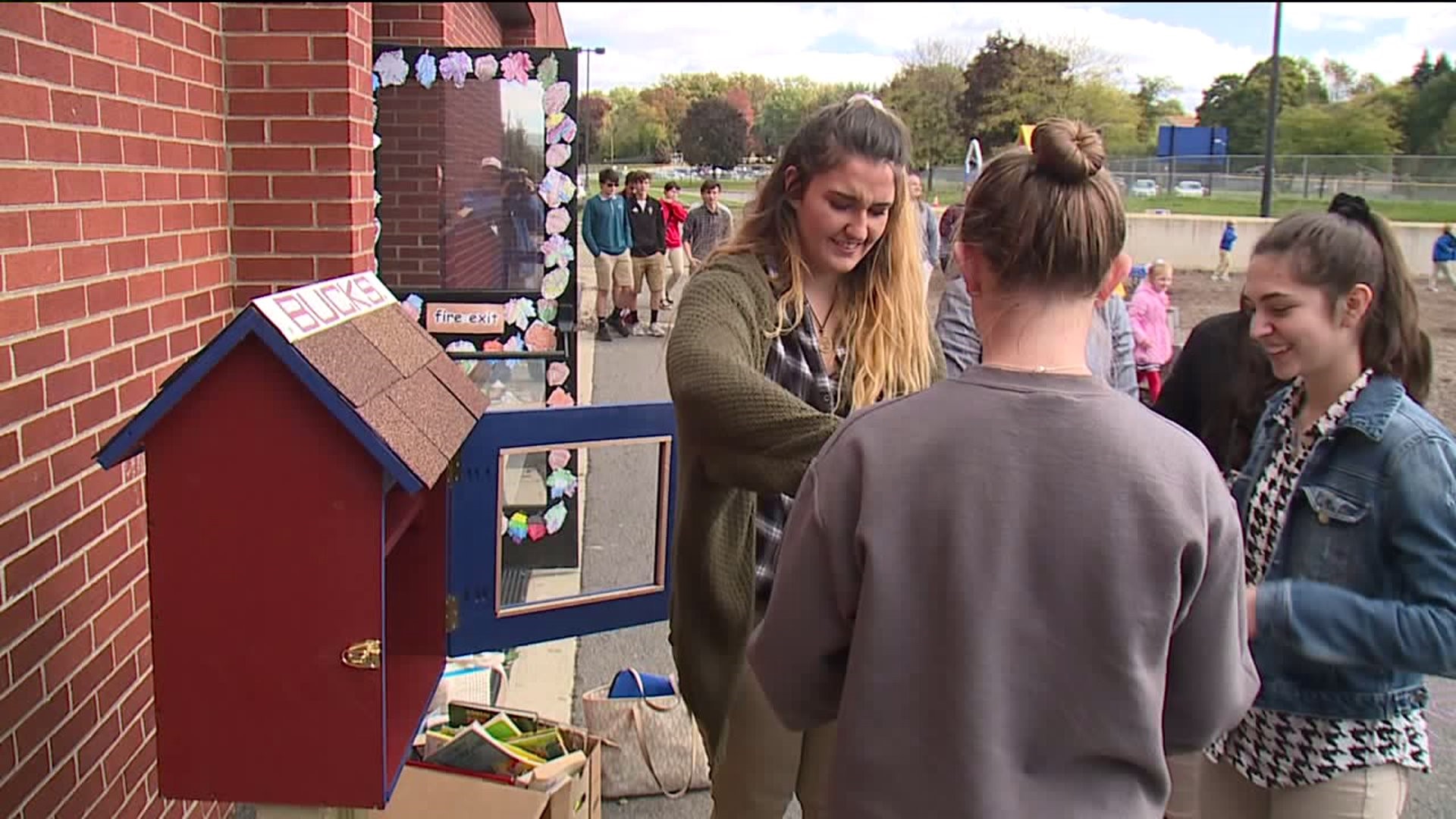 Dunmore Students Create Little Libraries