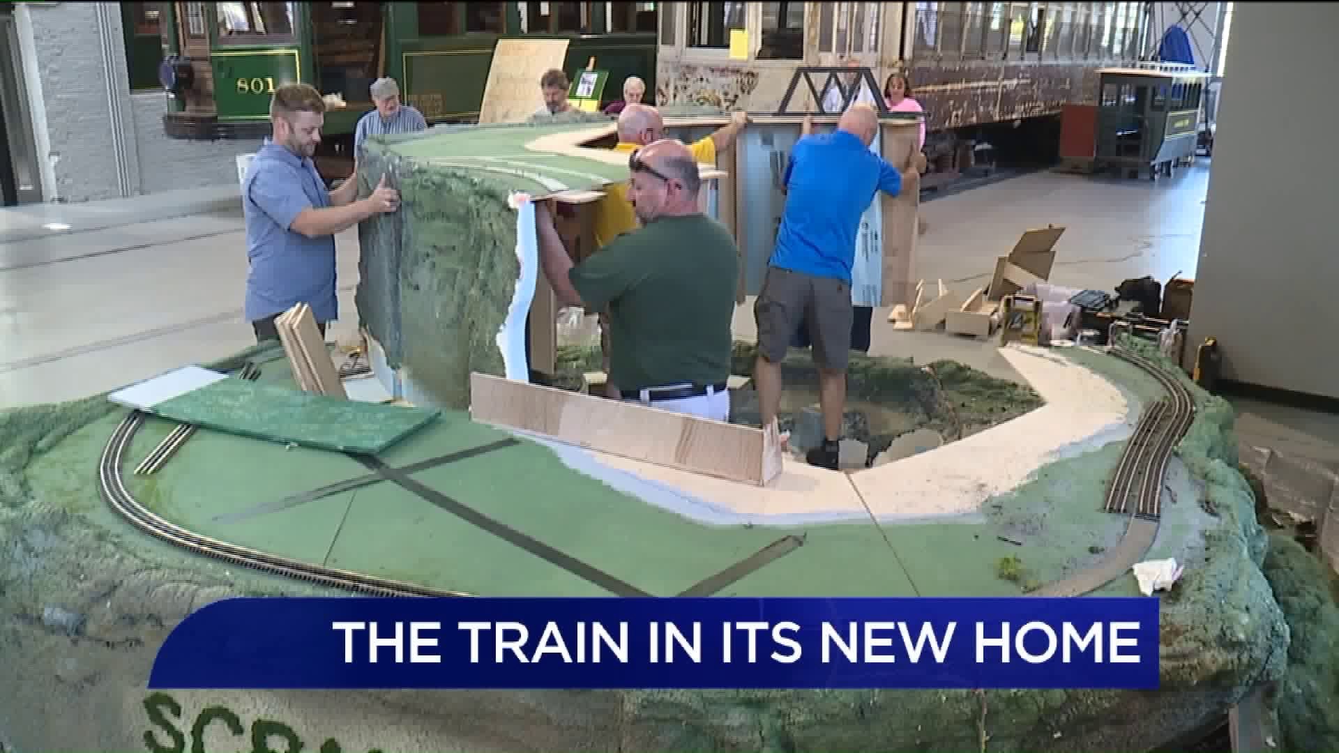 HBO`s Backyard Train Taking Shape at Trolley Museum
