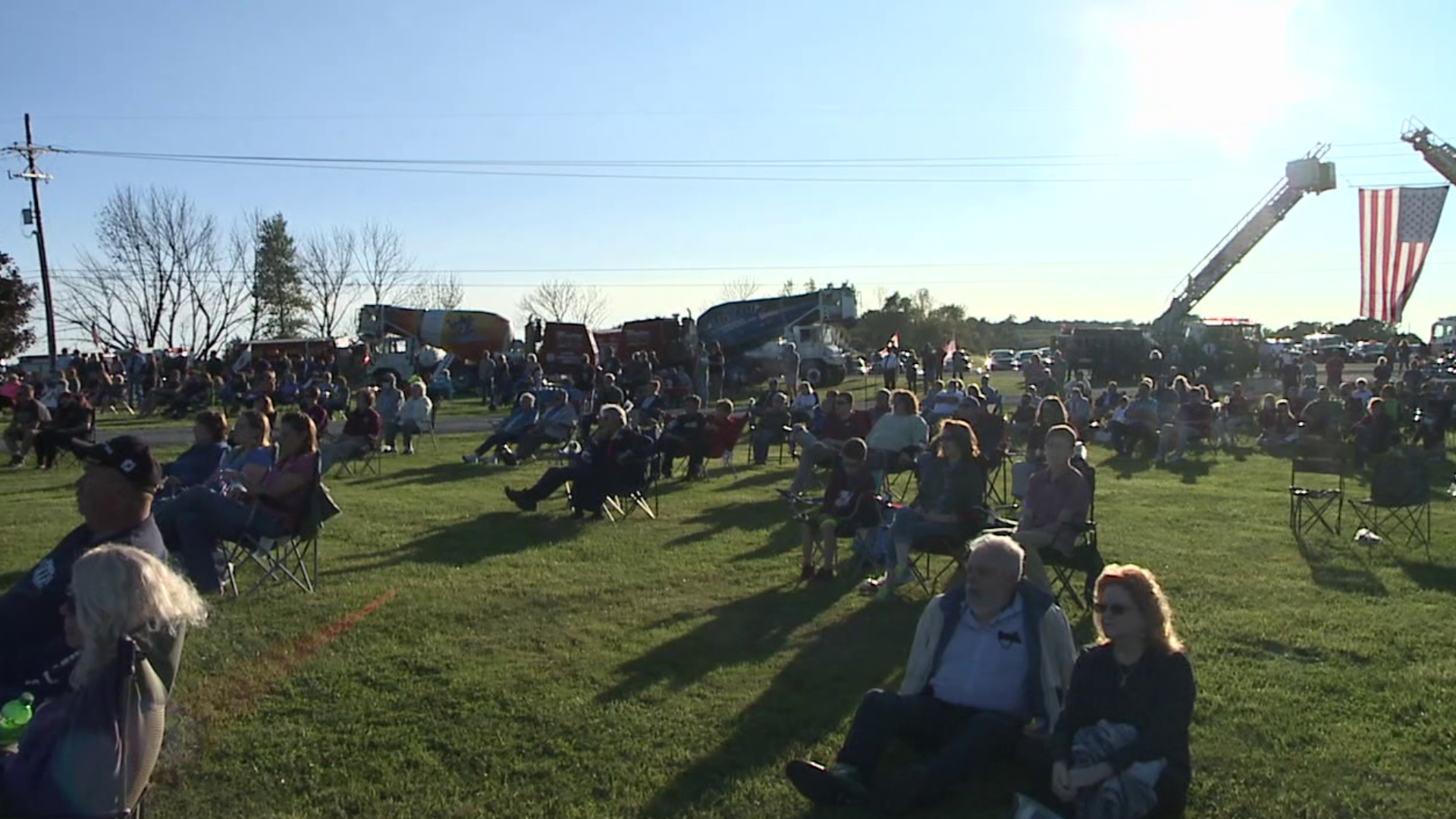 The annual service was held Friday at a park named after Danny Crisman.
