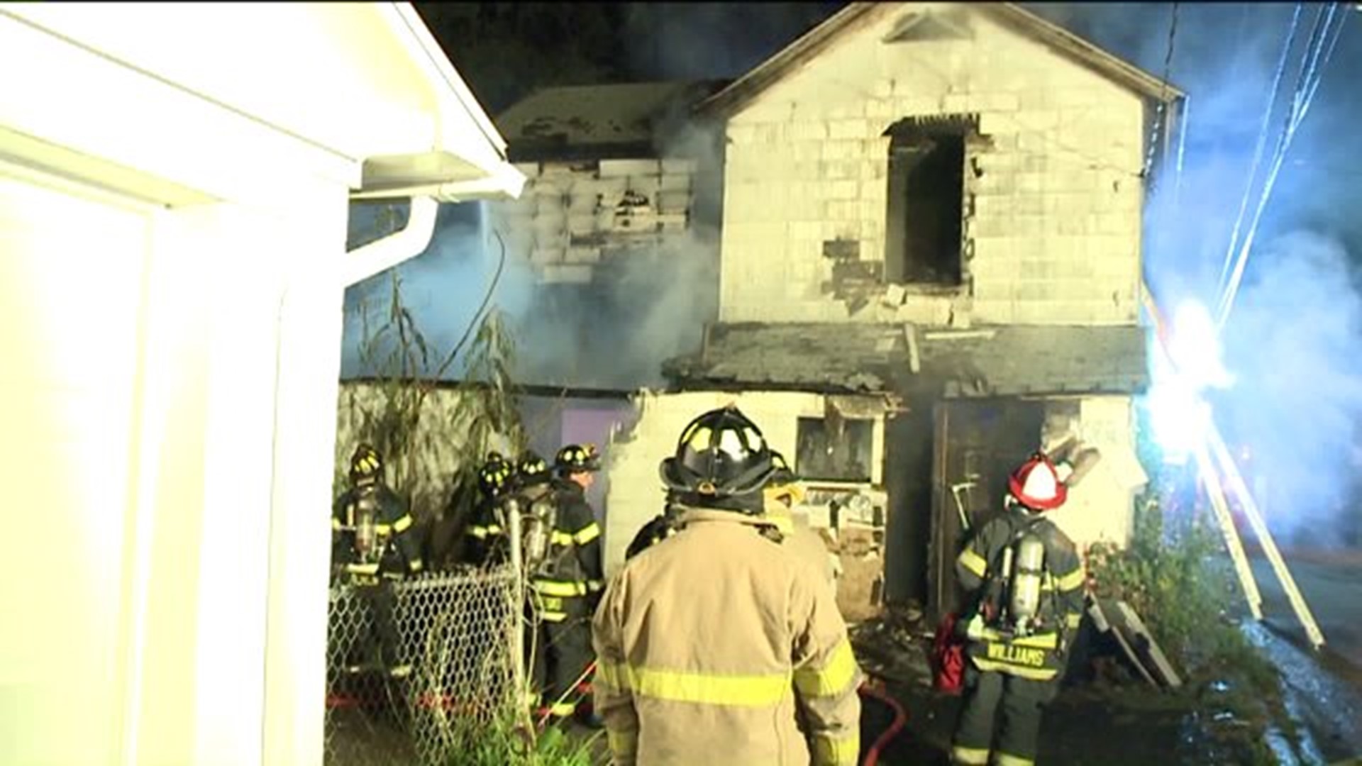 Vacant House Fire in Luzerne County