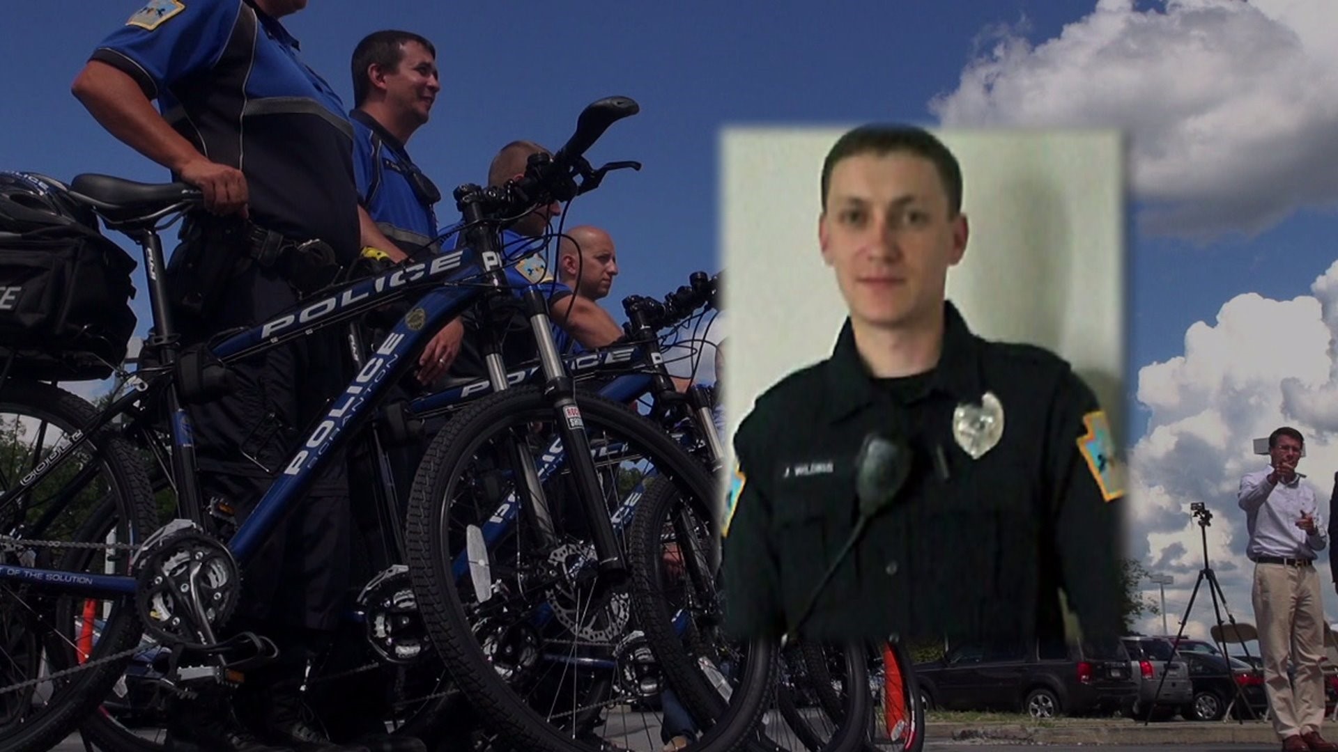Police Dept. Receives New Bikes to Honor Fallen Officer