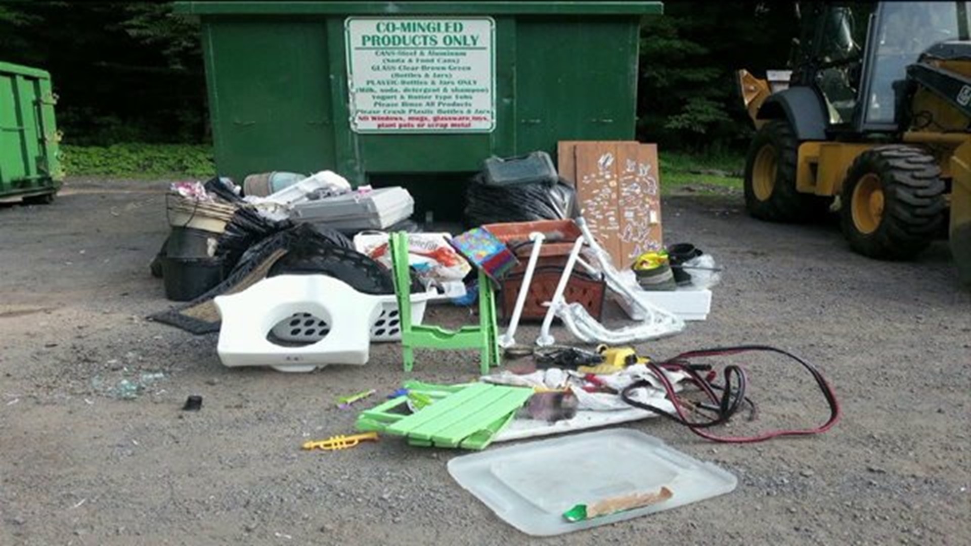 Illegal Dumping Impedes Recycling Program
