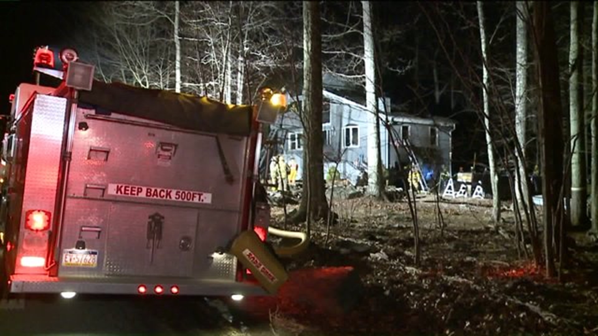 Fire Rips Through Home in Wayne County