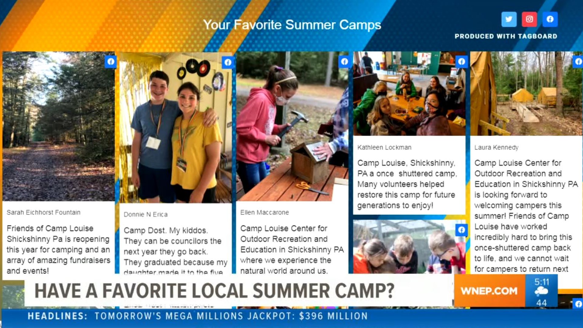 Newswatch 16’s Ryan Leckey shared some of your favorite summer camps in our area that you loved as a child or ones your kiddos love to attend.