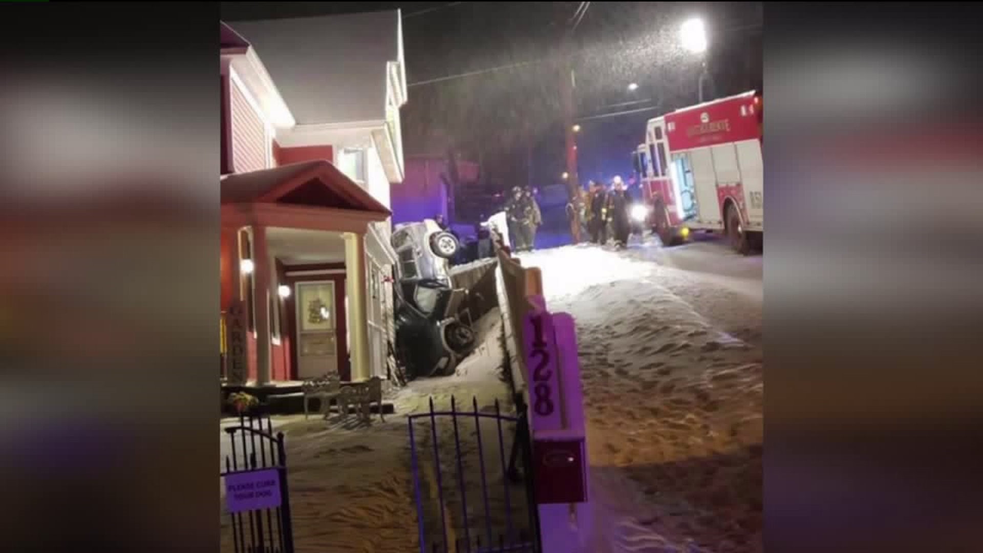 SUV Crashes into Home in Carbondale