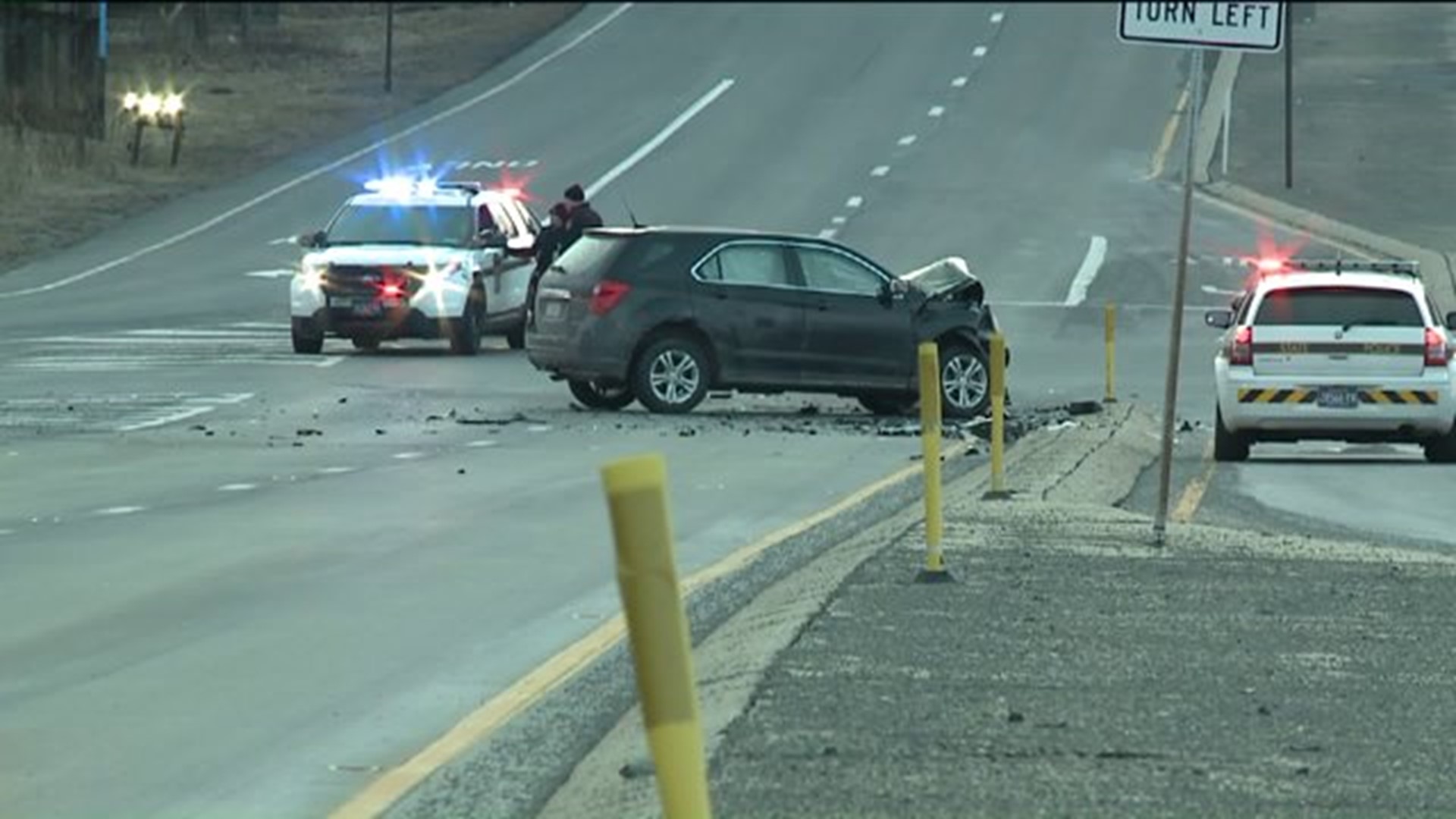 Route 611 in Monroe County Open Again After Crash