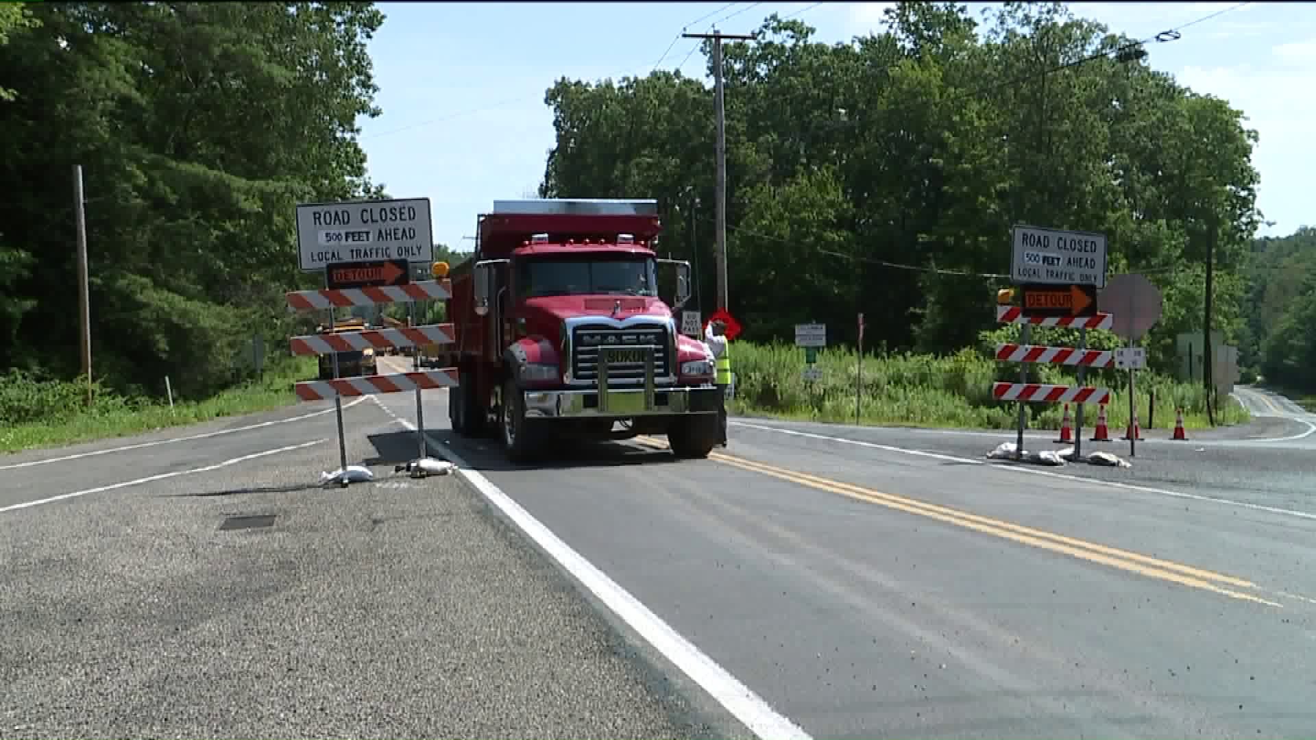 Detour Along Route 118, Causing Headaches for Drivers and Business Owners