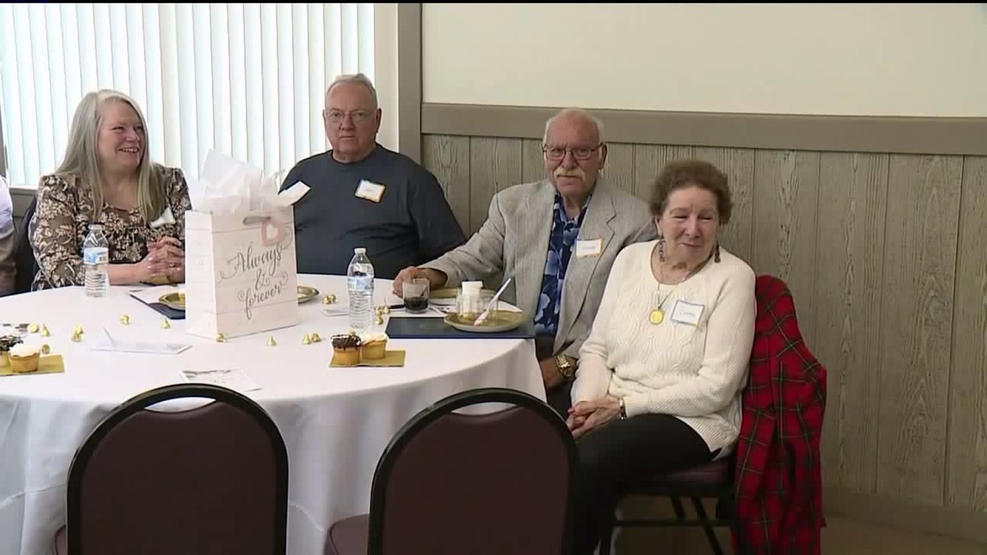 Anniversary Tea Held for Couples Married for 50 or More Years