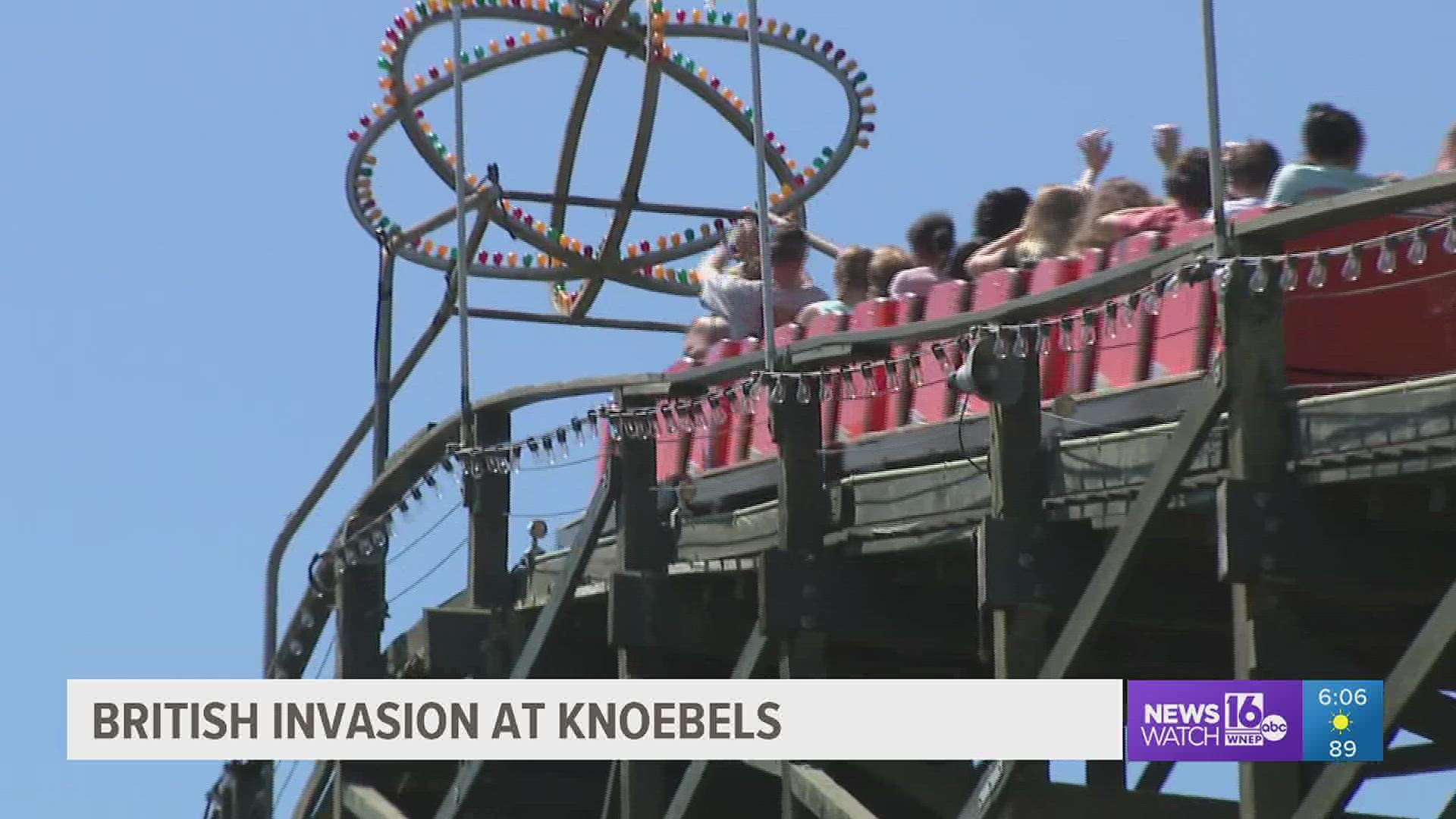 The Roller Coaster Club of Great Britain spent some time at Knoebels Amusement Resort.