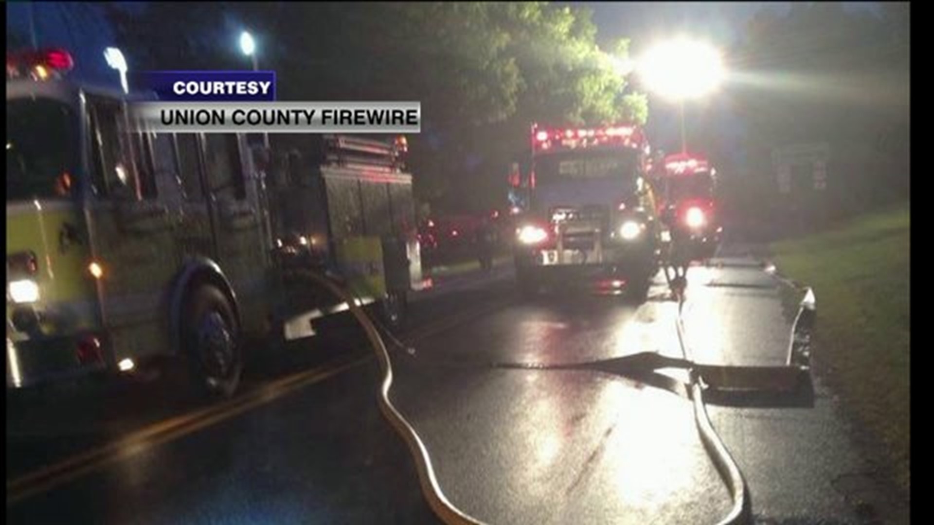 House Fire Possibly Caused by Lightning Strike