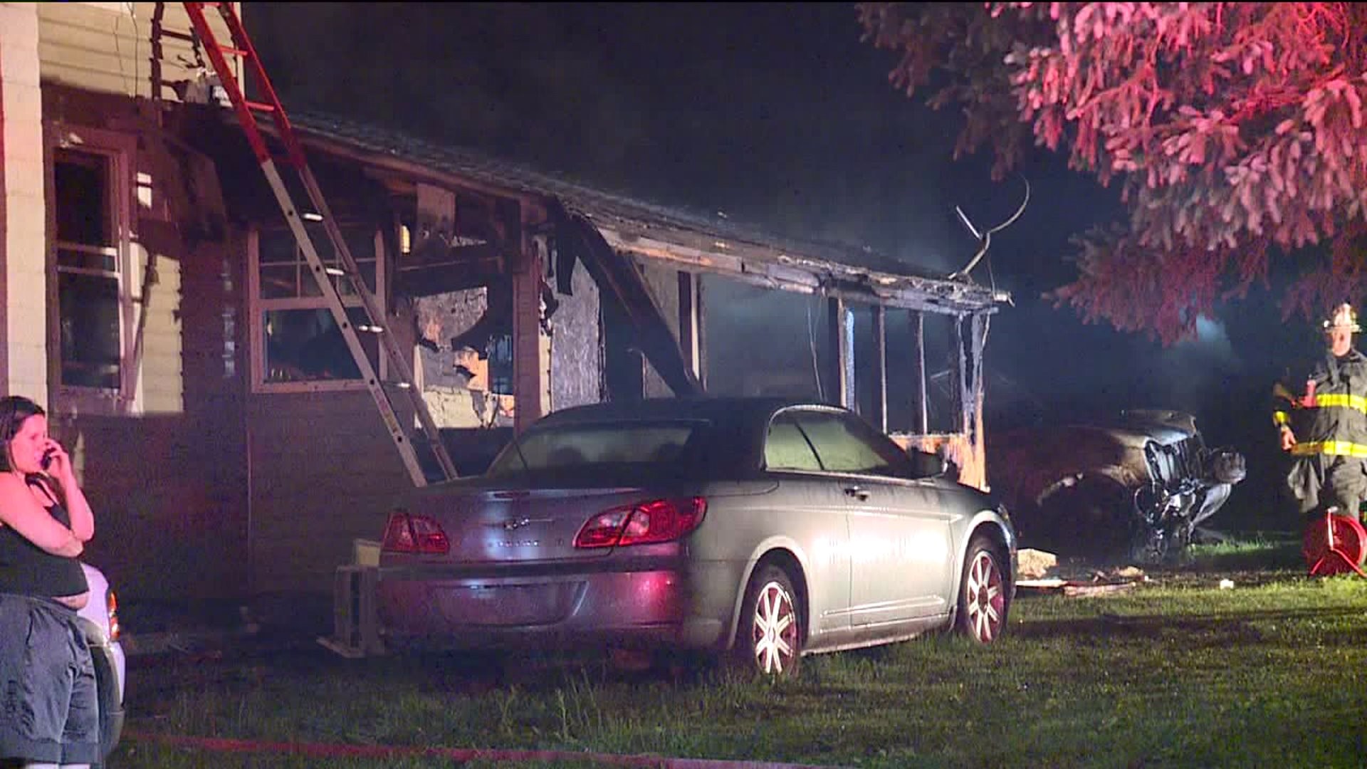 Fire Forces Six People from Double-Block Home in Luzerne County