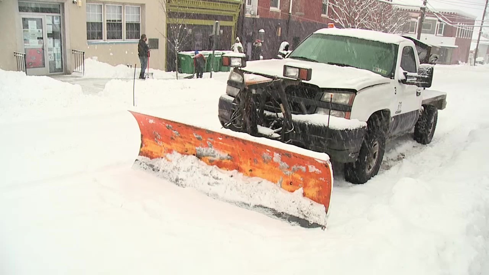 Folks in the Tunkhannock area are taking the winter weather in stride.