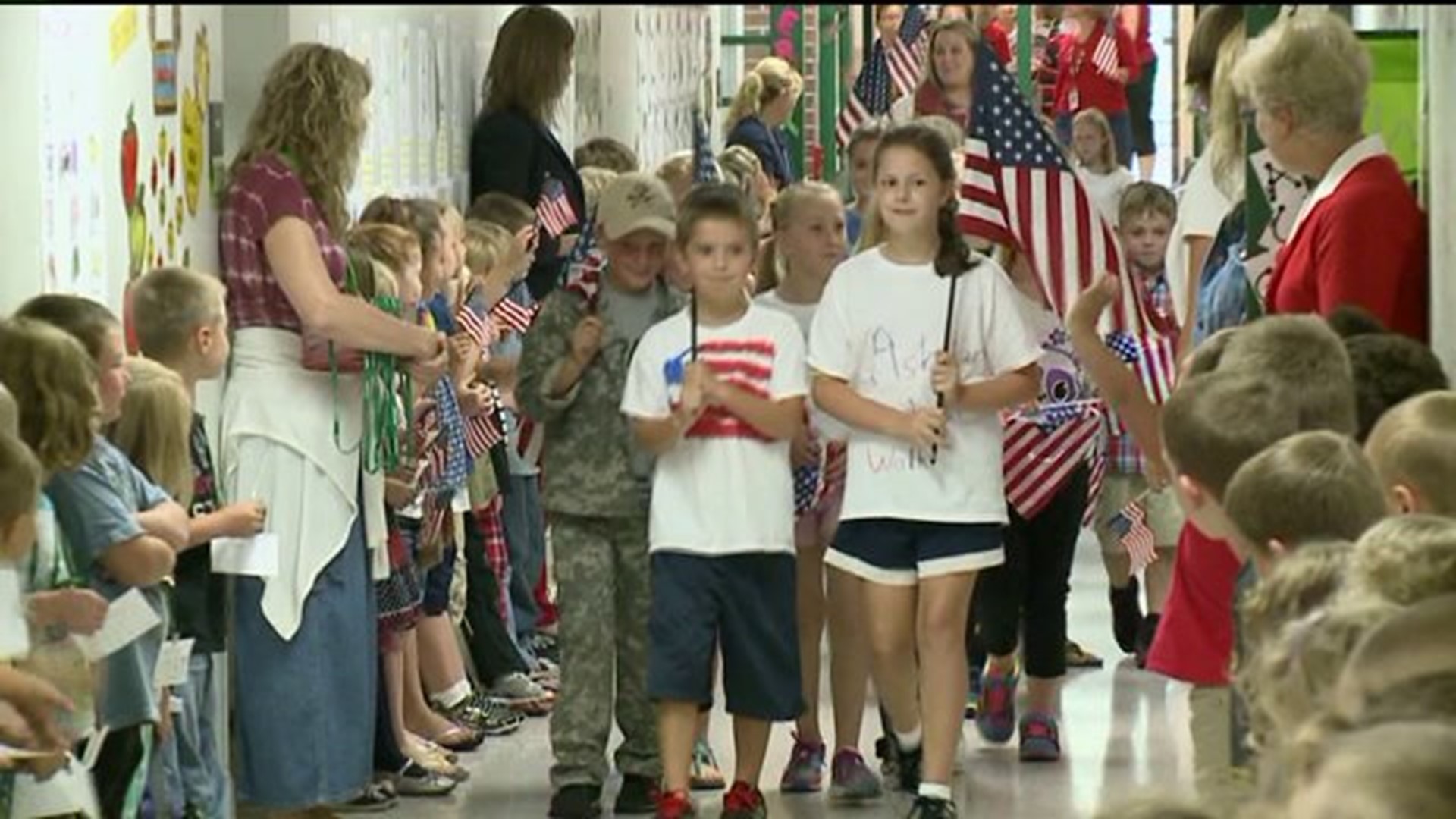 Third Graders Hold Freedom Walk on 9/11