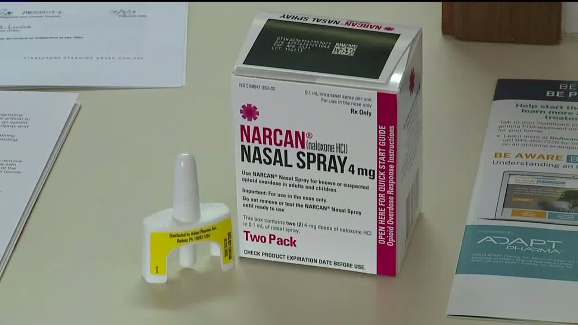 Free Naloxone Handed out Around the State