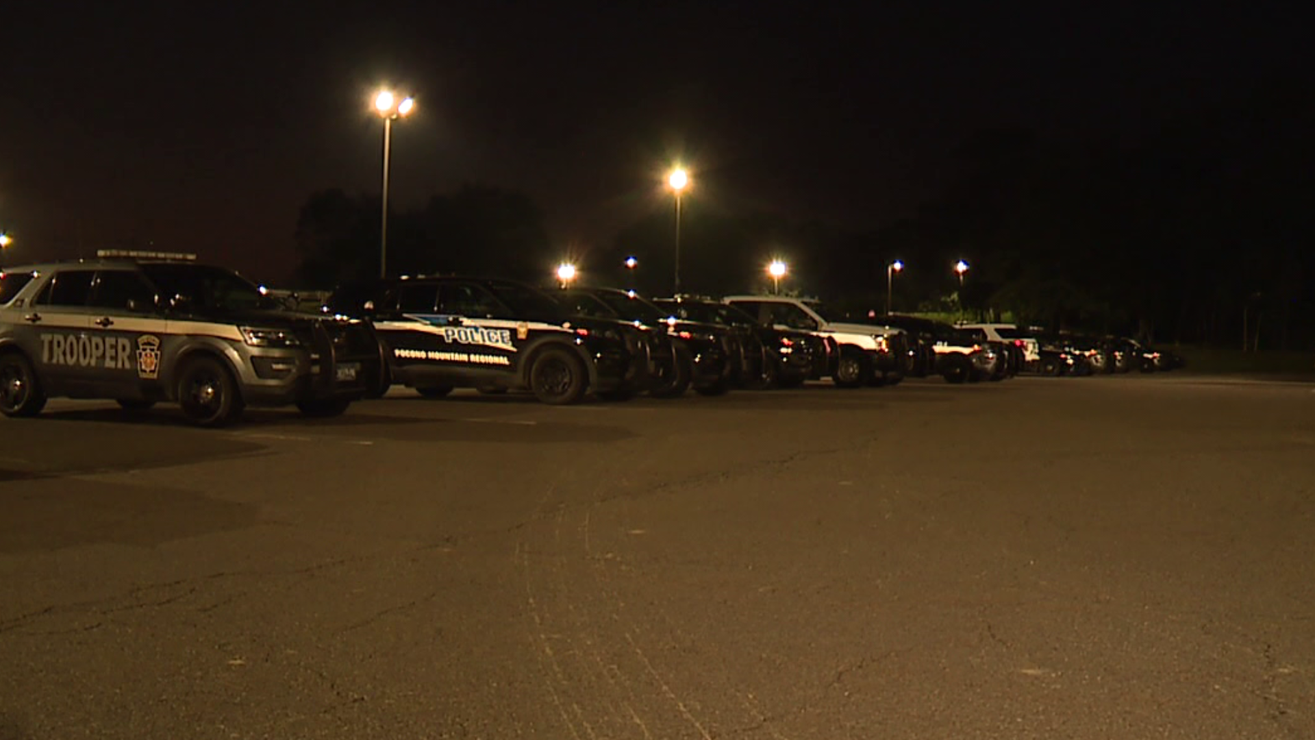 State police gathered at Luzerne County Community College for an educational program on driving under the influence.