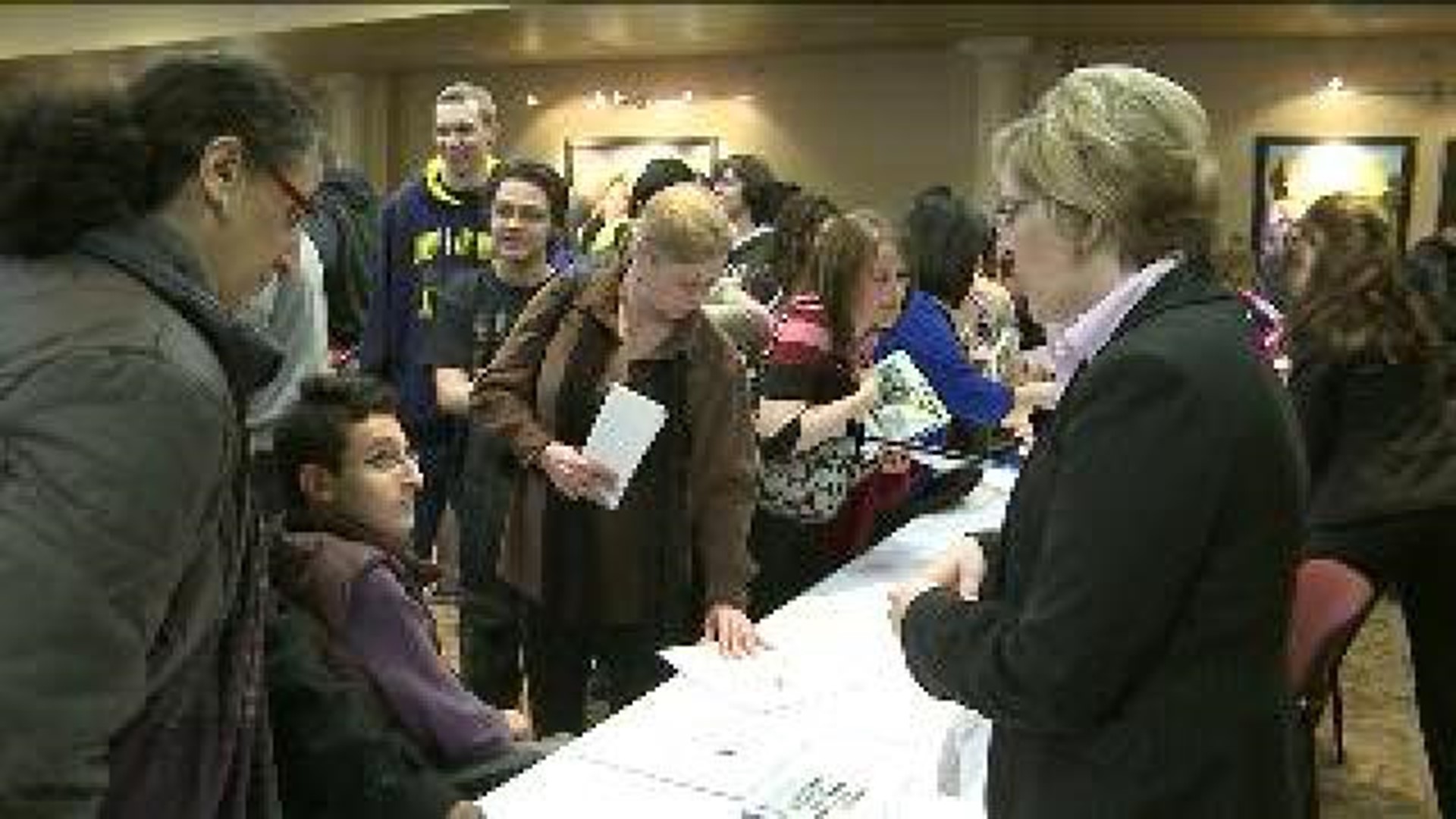 Special Needs Students Attend Career Fair Of Their Own