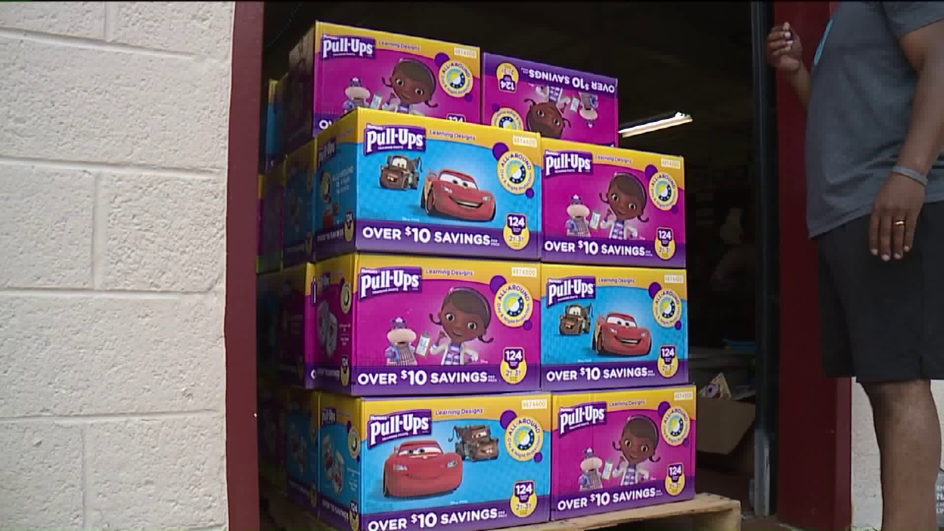 Diaper Delivery: 100,000 Donated to Baby Pantry