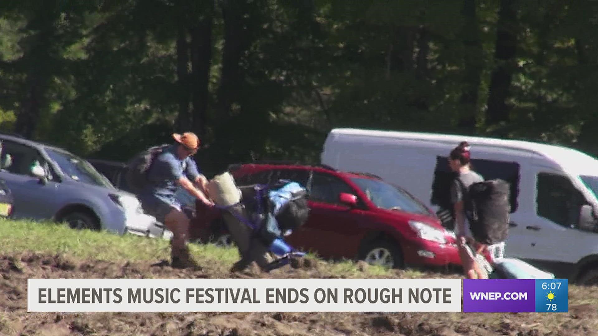 A three-day music festival was held in Wayne County over the weekend and some people who attended it called it a logistical nightmare.
