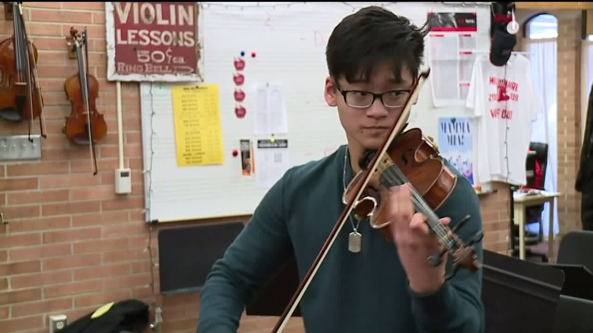 Young Violinist's Hard Work Pays Off