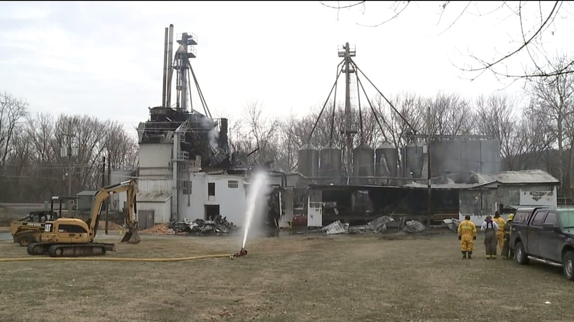 Catawissa fish food mill ravaged by fire