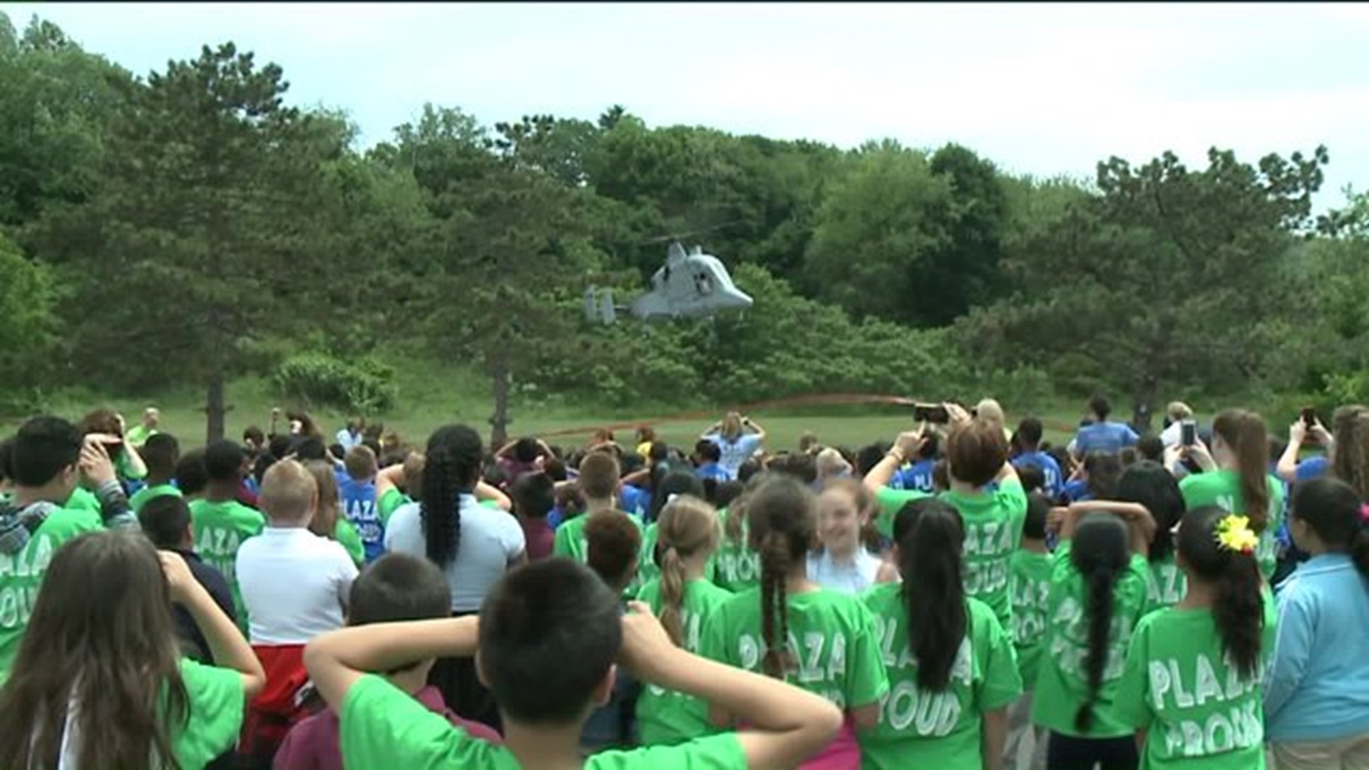 STEM Lesson Includes Helicopter Visit