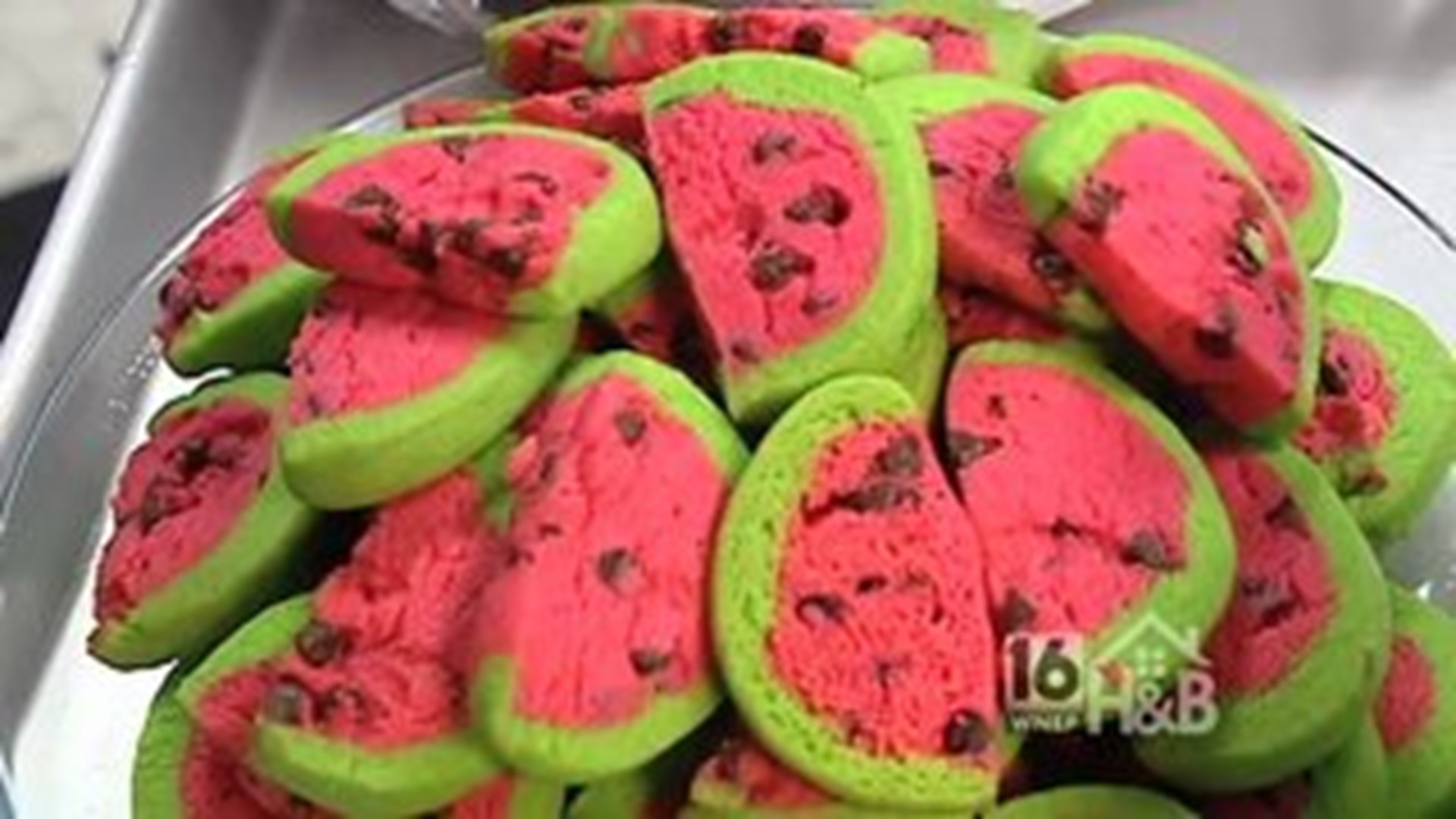 Watermelon Cookies & Cupcake Sno-cones