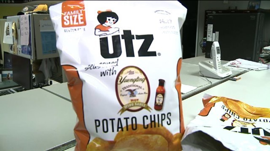 utz yuengling bbq chips