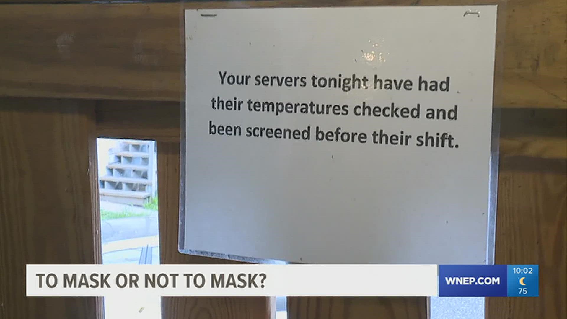 The CDC said people in counties with substantial or high COVID spread should wear masks indoors, but that's just a recommendation.