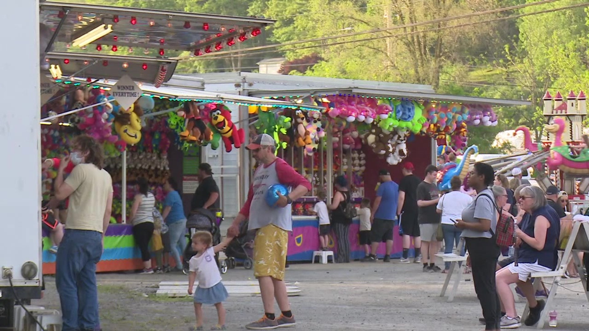 The Hepburn Township Fire Company held its first carnival since the pandemic started and people here couldn't be happier.