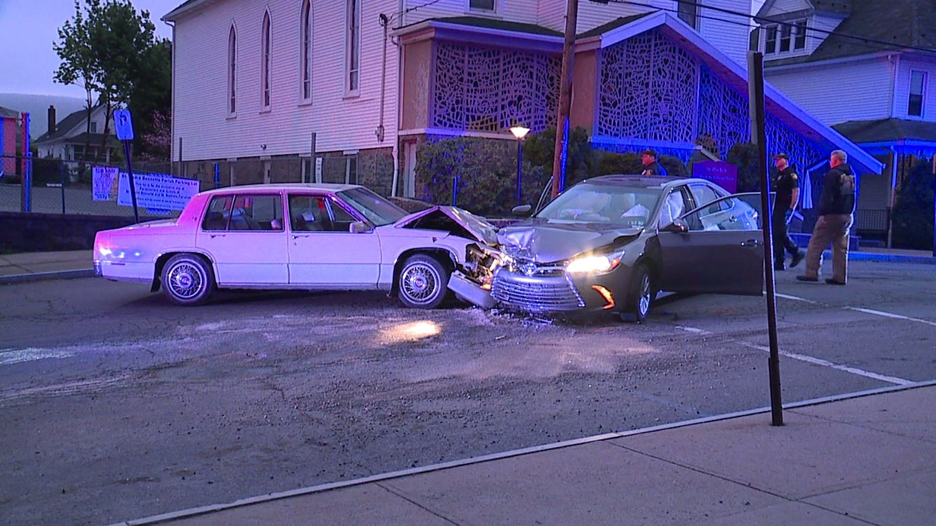 Three Hurt After Head-On Crash in Wilkes-Barre