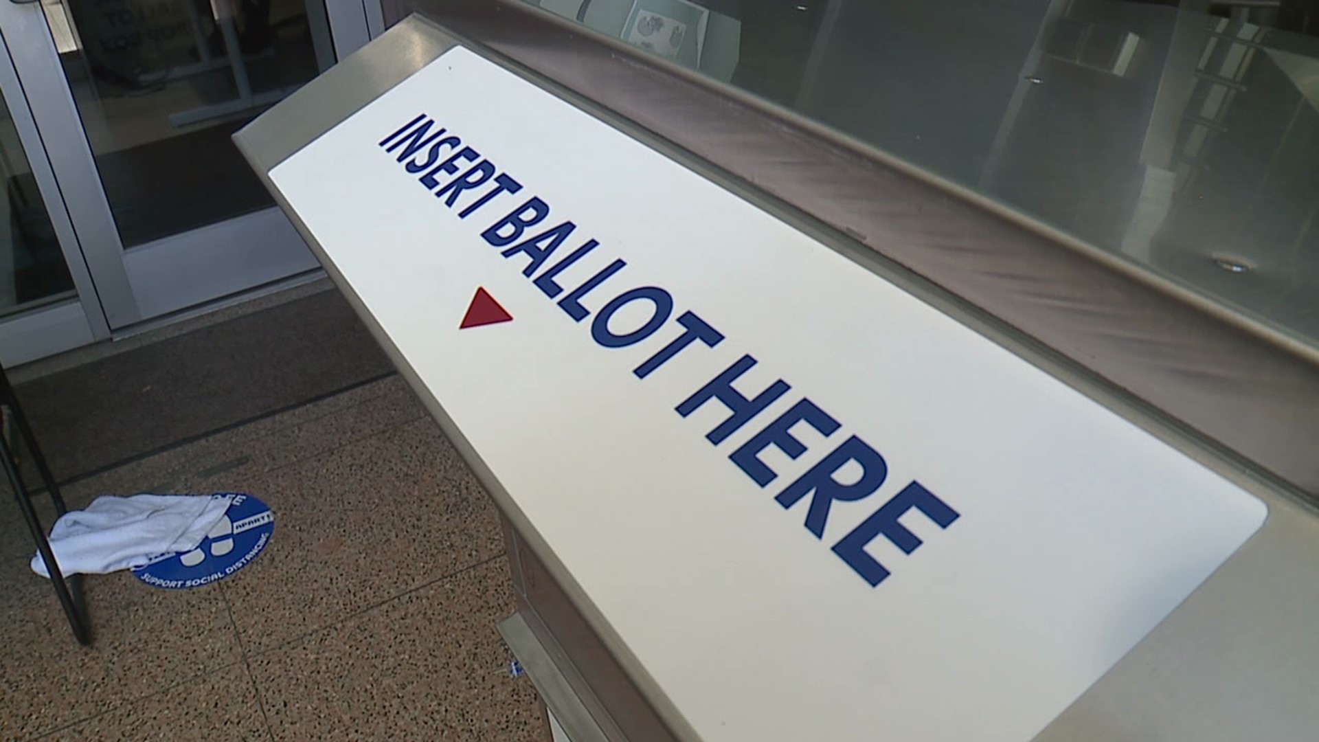 Six locations are being set up for county residents to drop off their ballots.