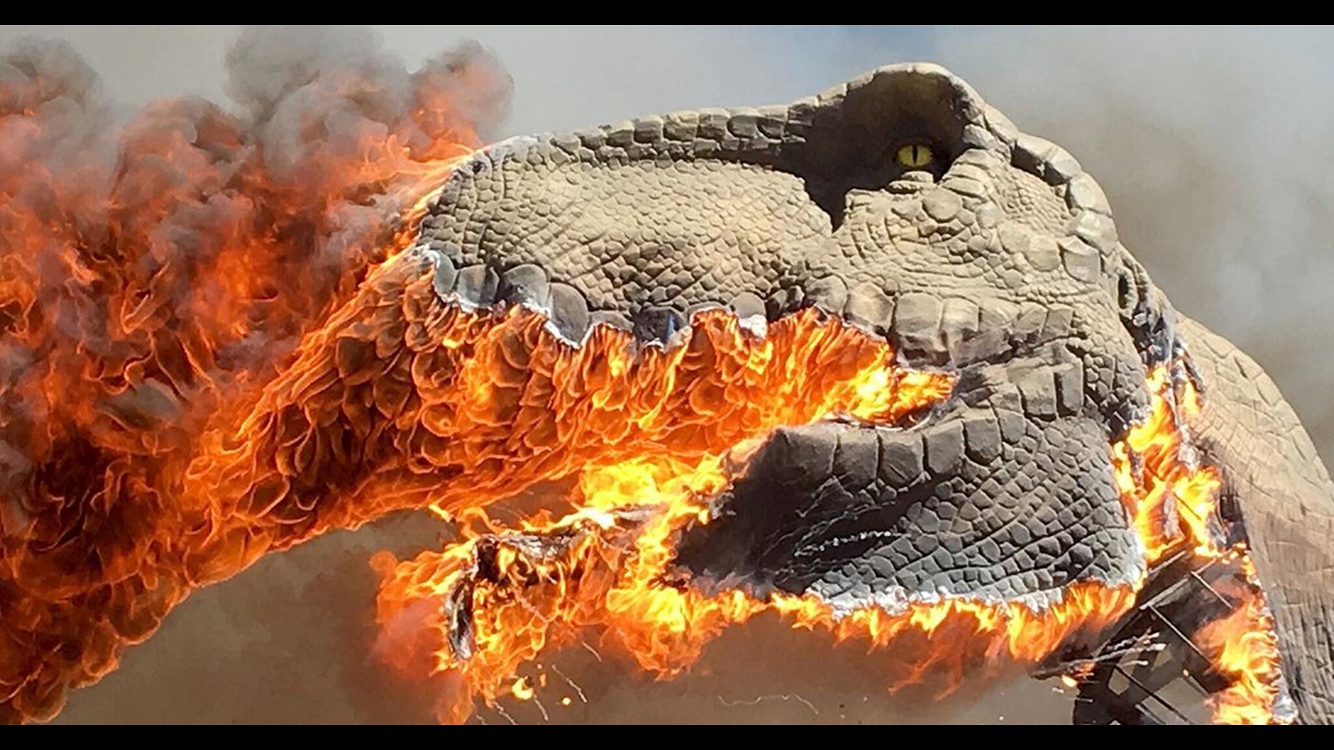 Life Size Animatronic T-Rex Burns in Colorado | wnep.com