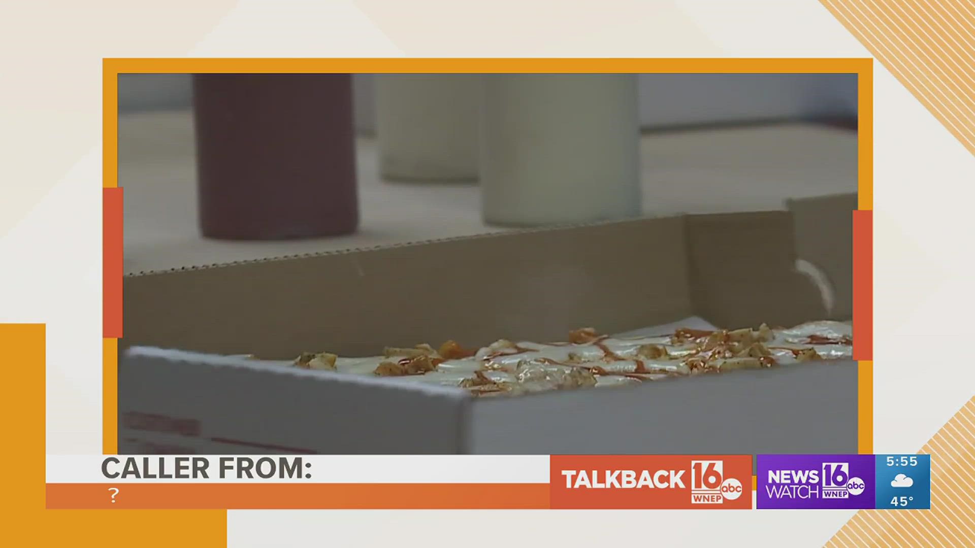 The people of Talkback debate the quality of pizza in Northeastern and Central Pa.
