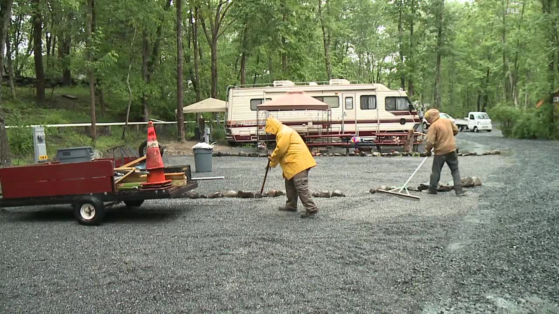 Privately owned campgrounds across the state got the green light to open this Friday.