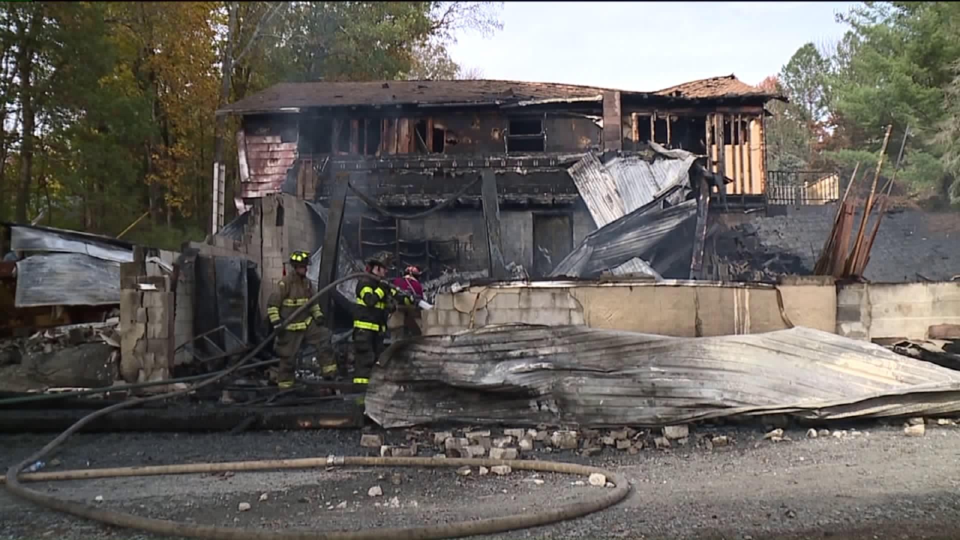 Flames Destroy Monroe County Home