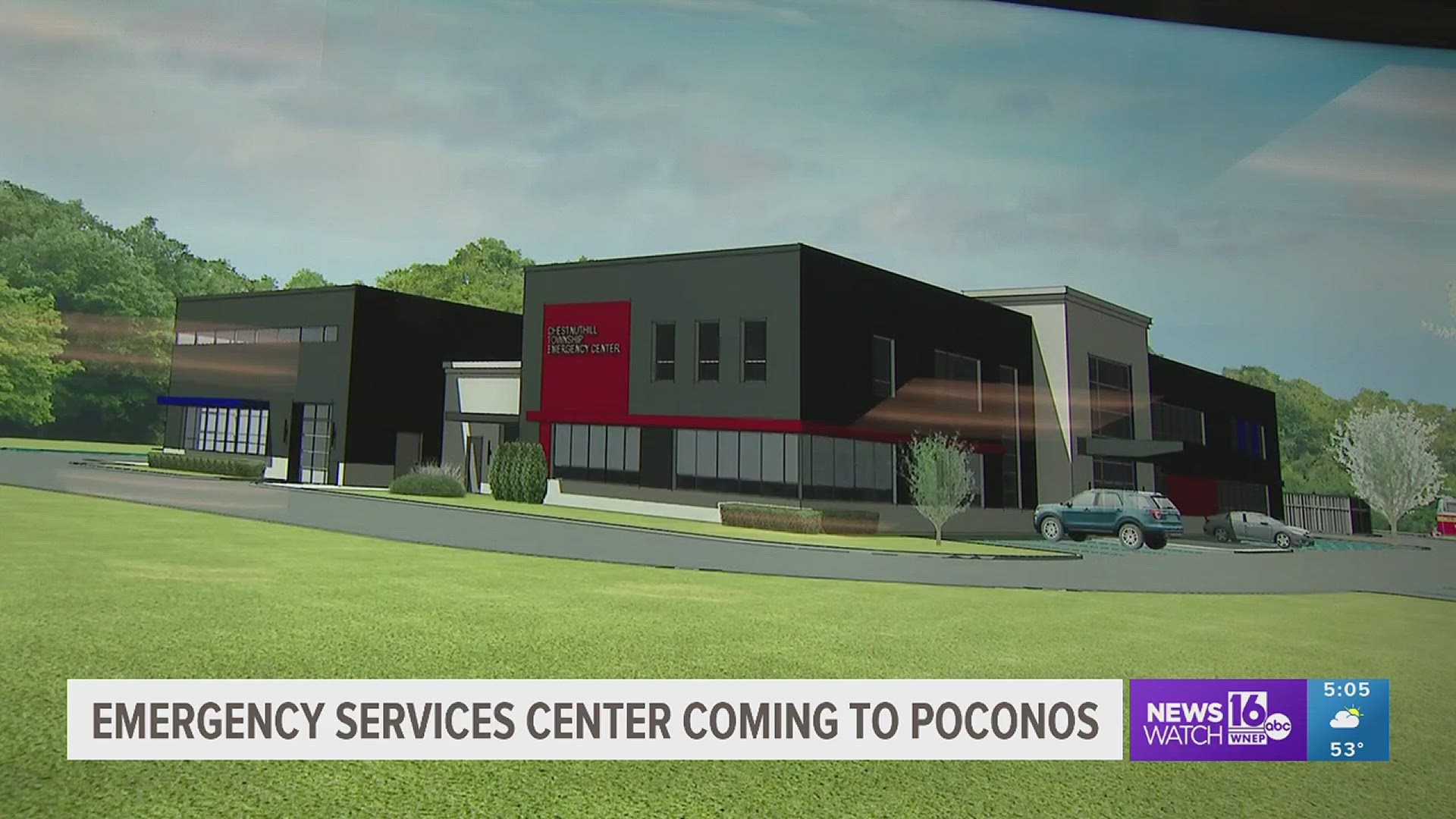 Newswatch 16's Amanda Eustice shows us the plans for the new Chestnuthill Township Emergency Services Center.