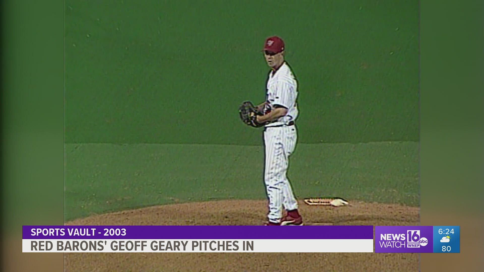 SPORTS VAULT: 2003. Red Barons Pitcher Geoff Geary plays for his old friend Erich Wendel who was battling ALS.