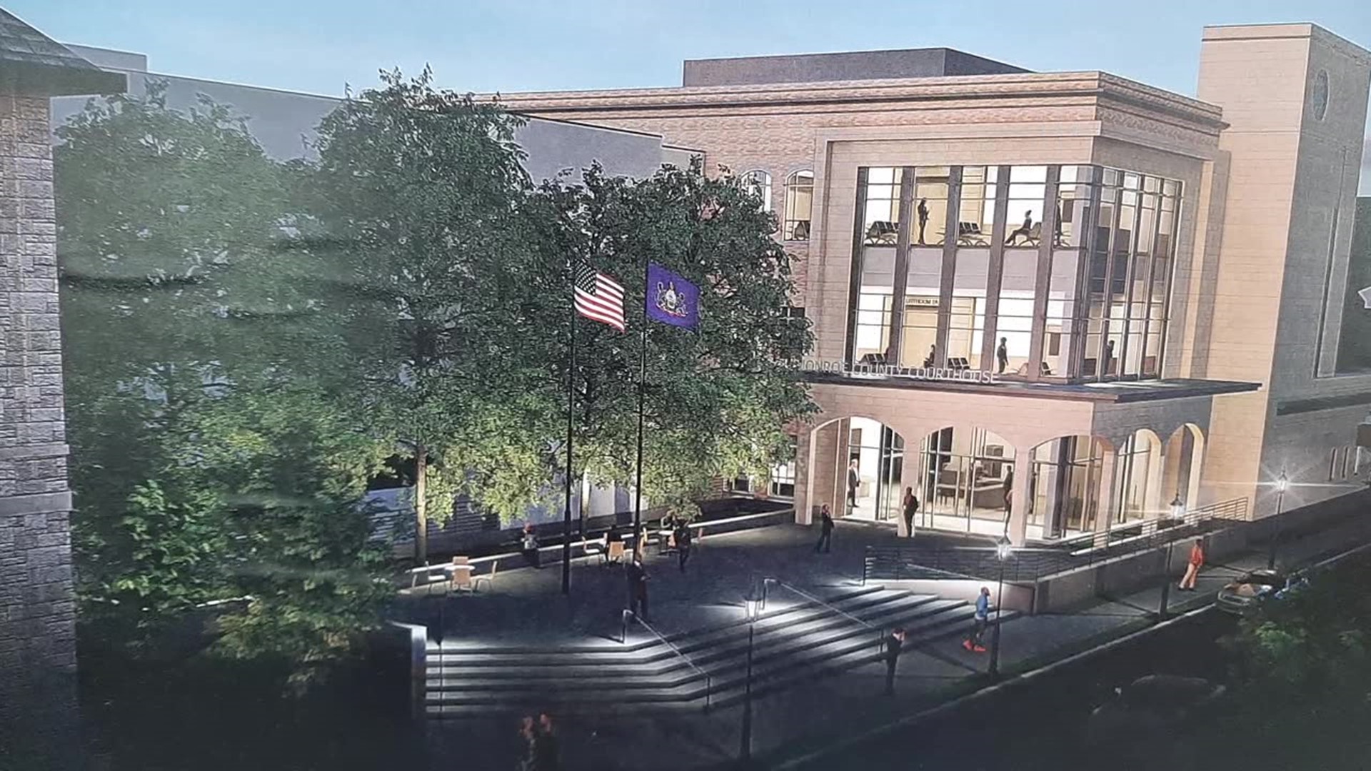 Renderings of the multi-million dollar project were released by the county commissioners.