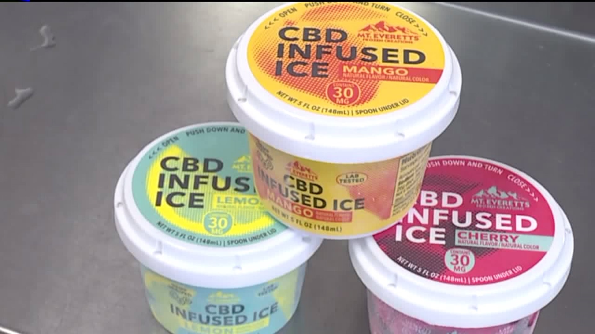 CBD-infused Italian Ice Sold at Josie`s Frozen Custard
