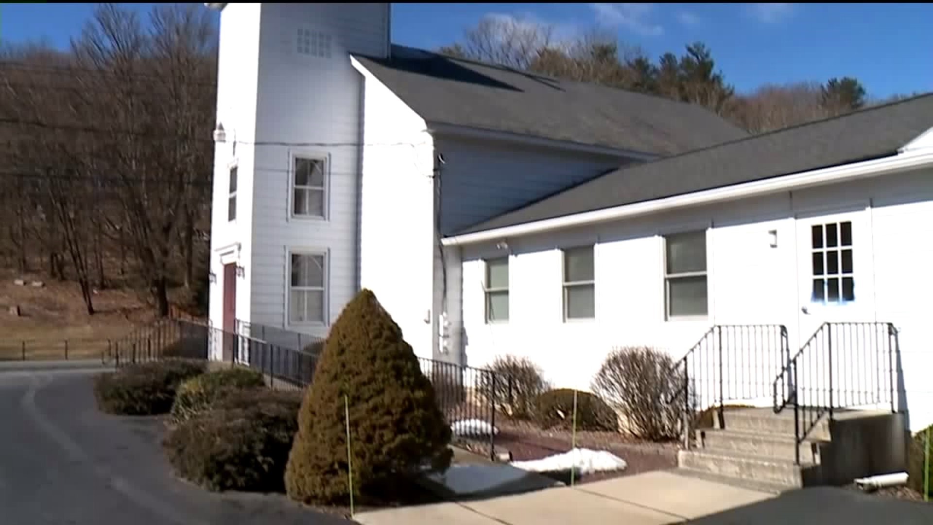 Racist Messages on Church in the Poconos Cleaned Up