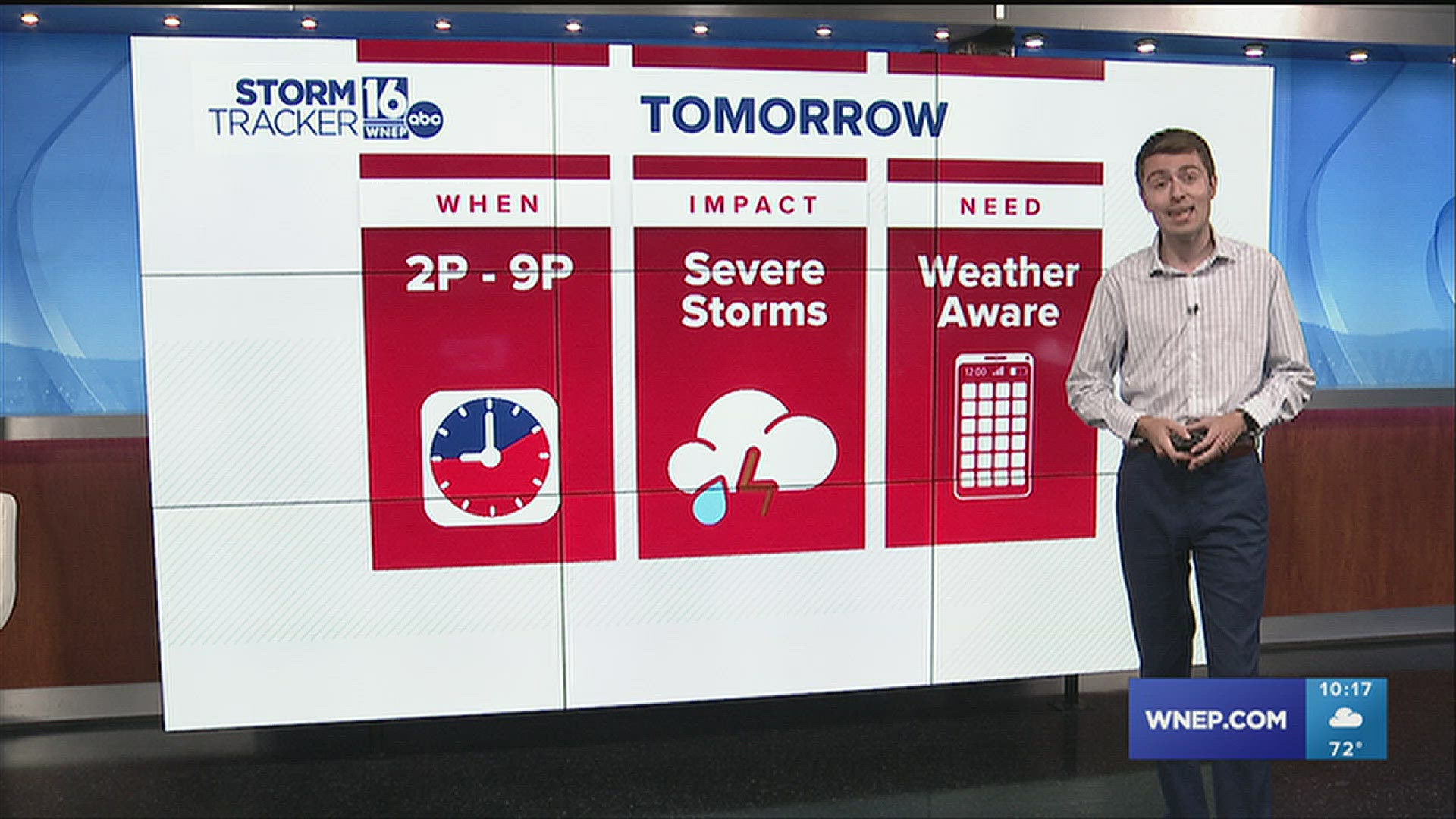 Tuesday and Wednesday are Weather Impact Alert days