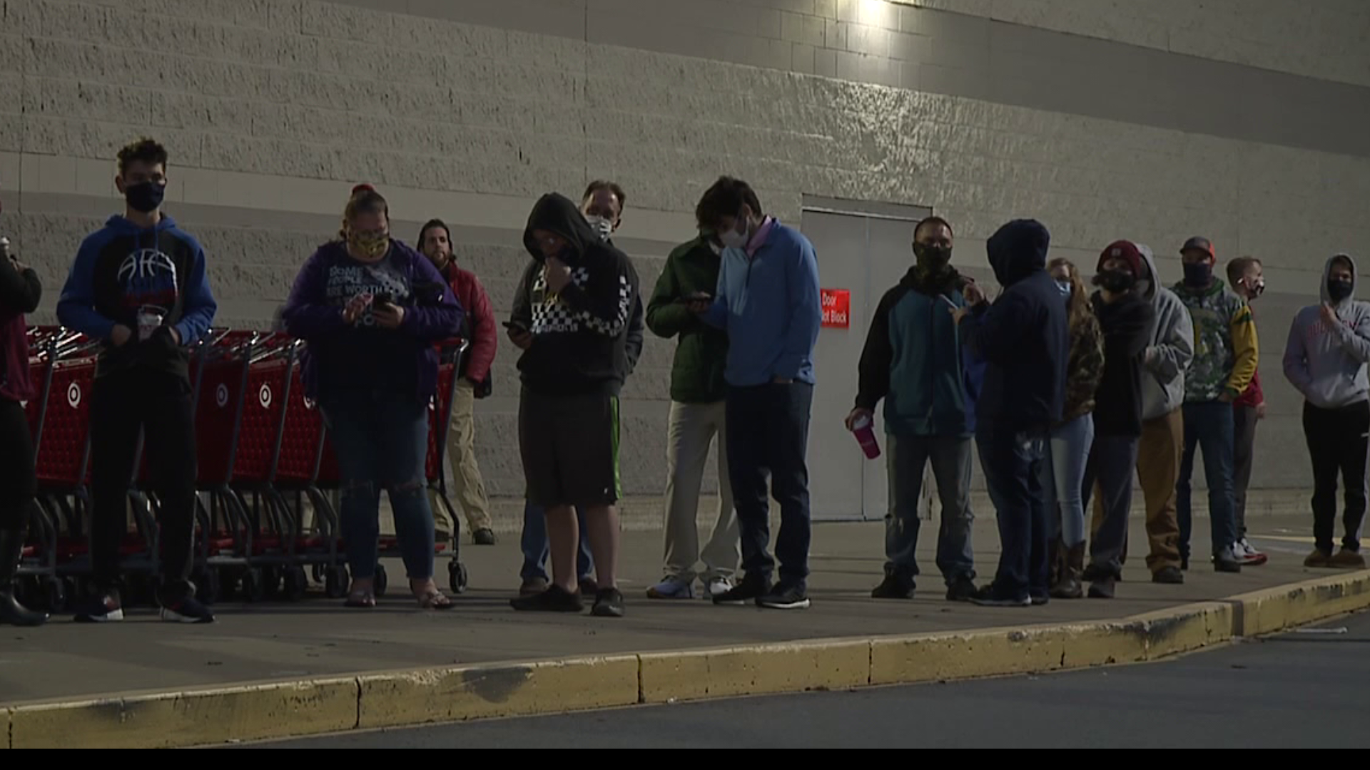 It was set to be a Black Friday unlike anything we've ever seen, but shoppers still camped out and waited in lines hoping they'd get lucky.