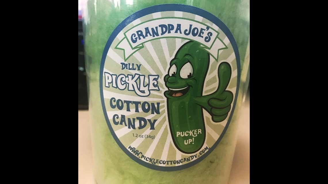 Taste Test Grandpa Joe’s ‘Dilly’ Pickle Cotton Candy