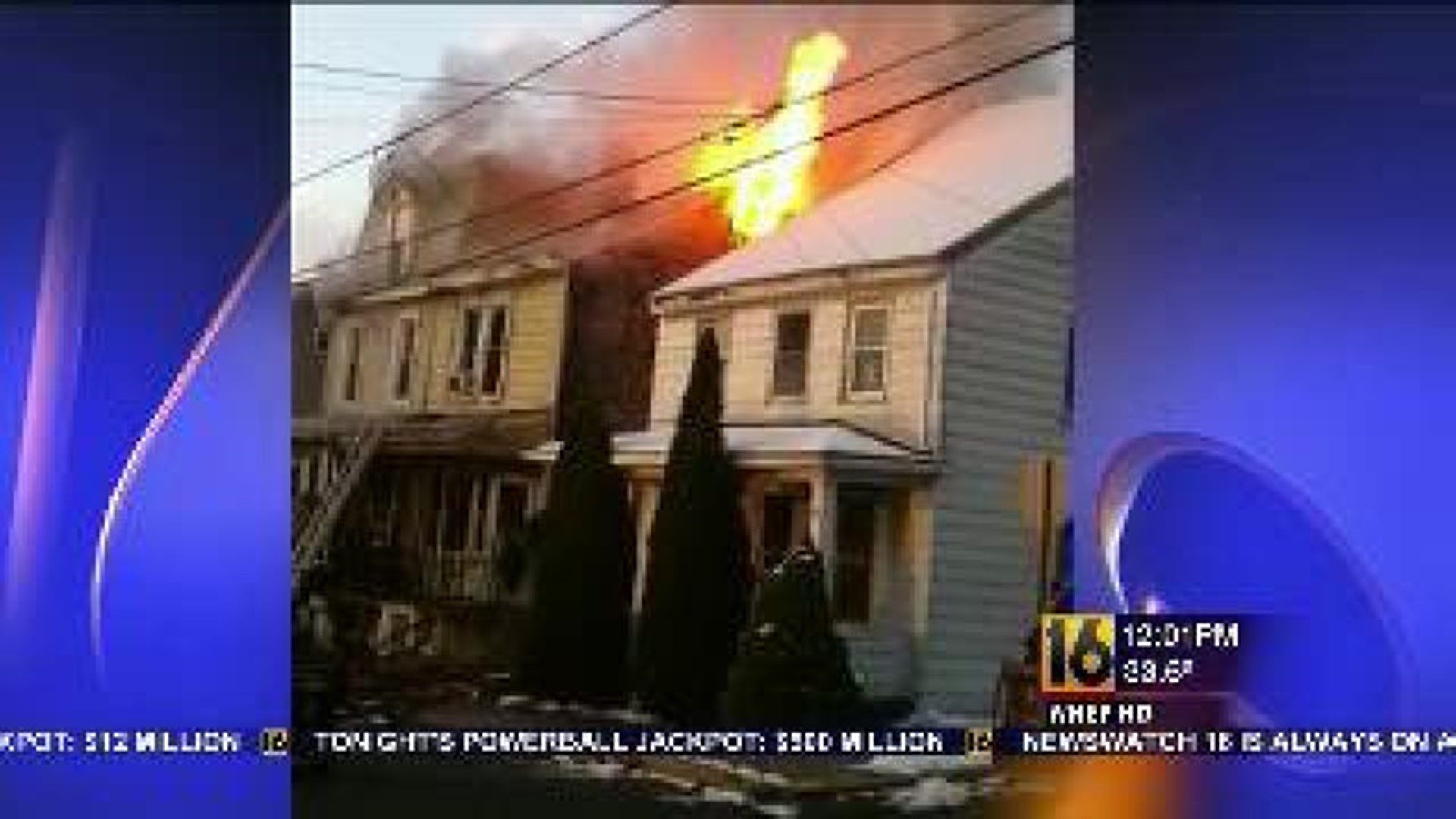 Update: Flames Hit Building In Schuylkill County