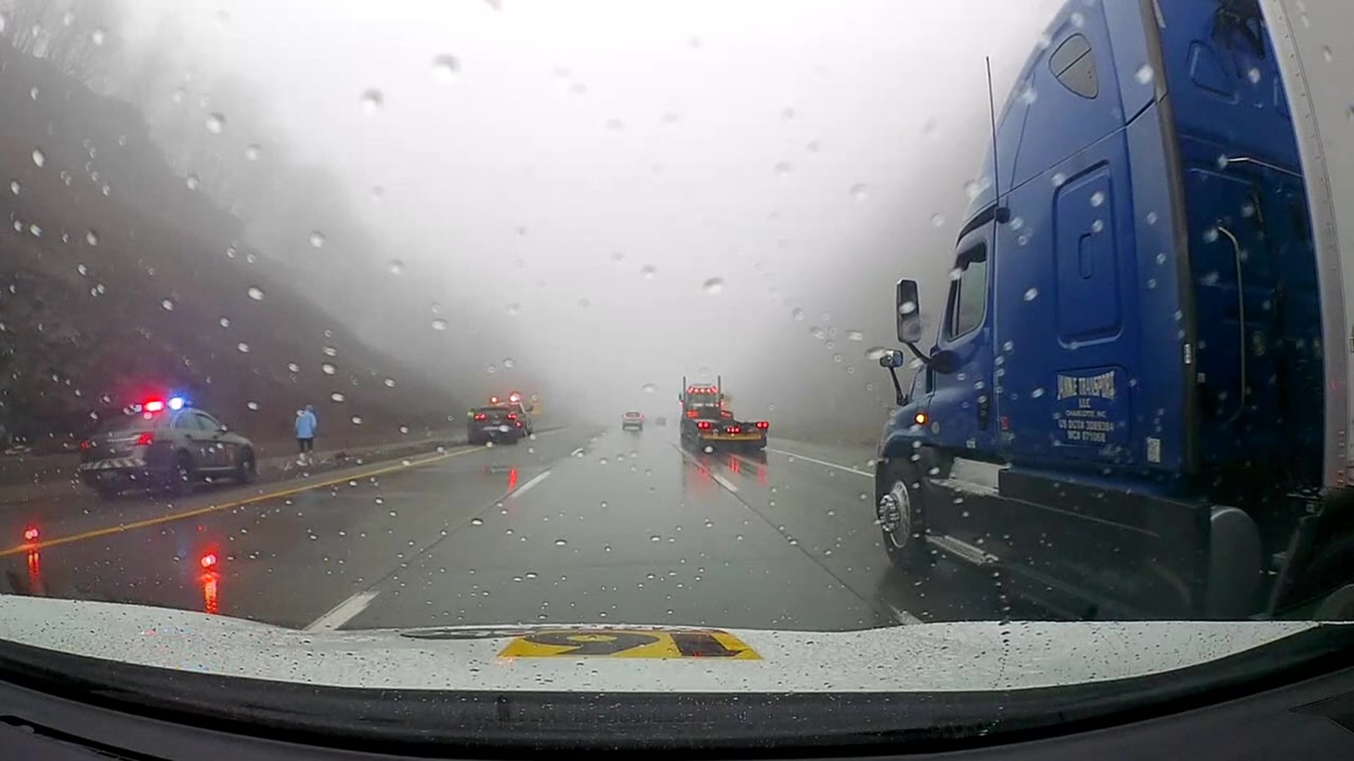 Rocks damage vehicle on Interstate 81 | wnep.com