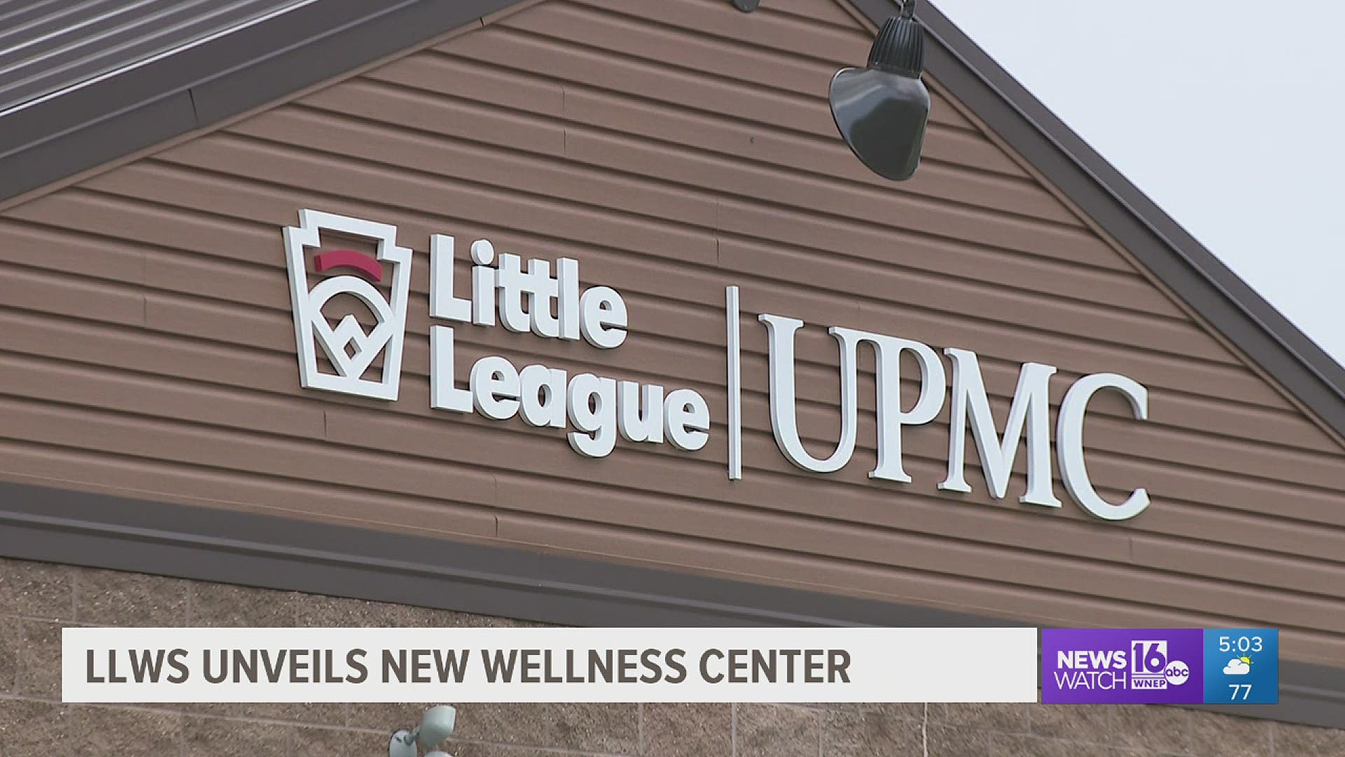 Little League and UPMC unveiled a new facility to provide health care for players and coaches during the World Series next month.